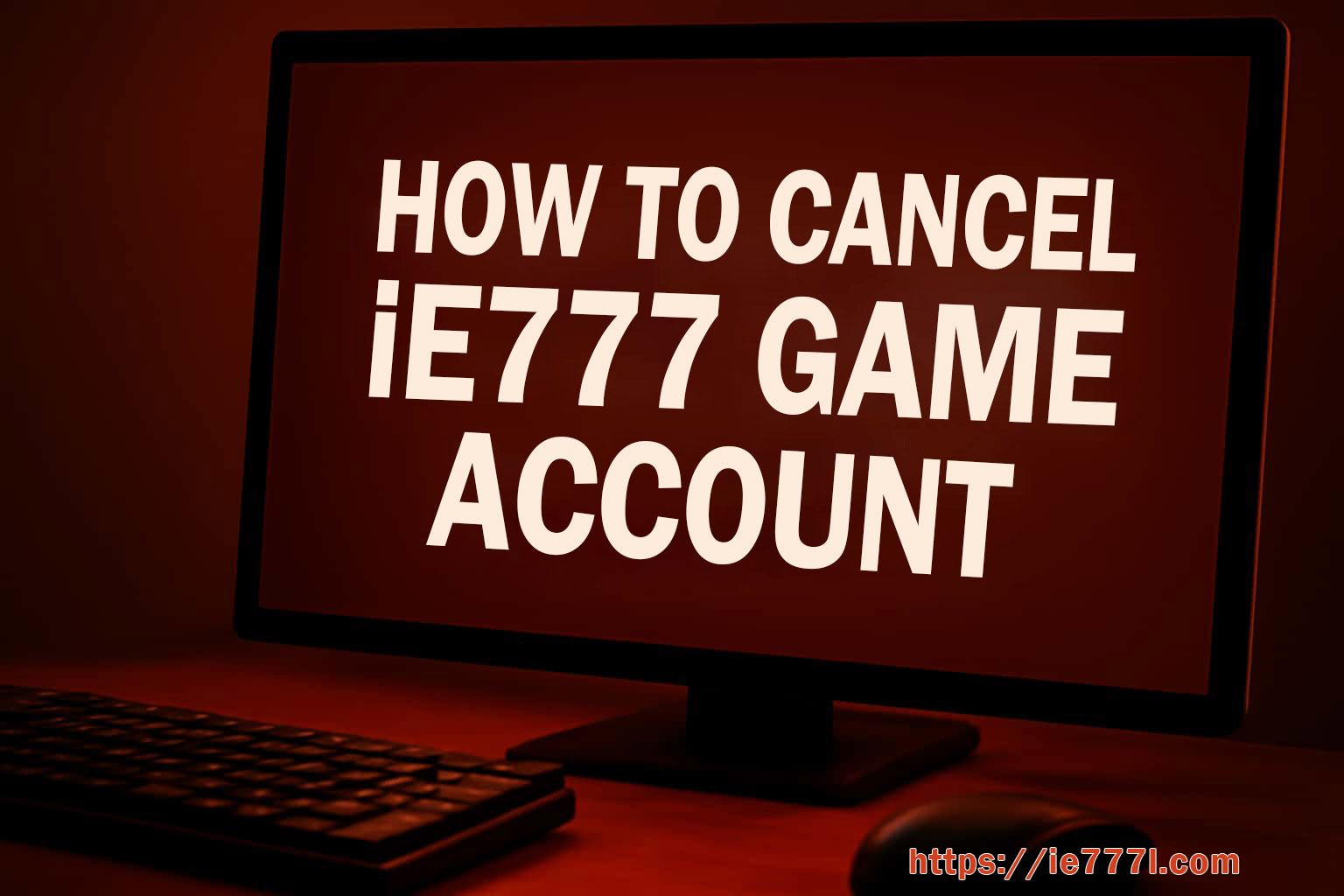 Close an IE777 Account Without Leaving Loose Ends reference screen